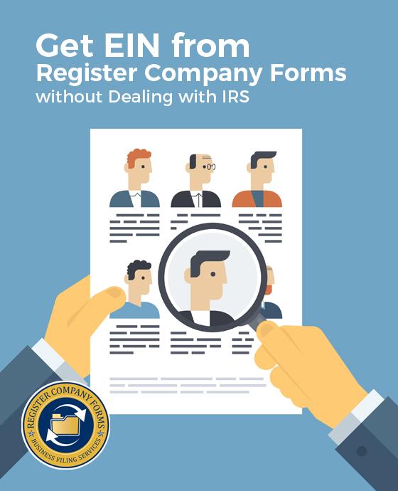 Get EIN from Register Company Forms without Dealing with IRS