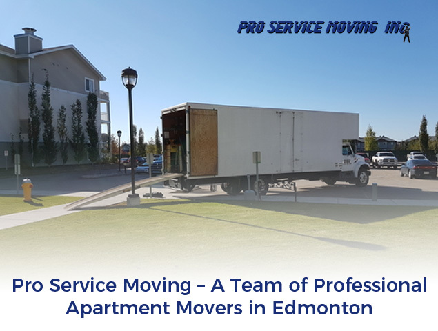 Pro Service Moving – A Team of Professional Apartment Movers in Edmonton