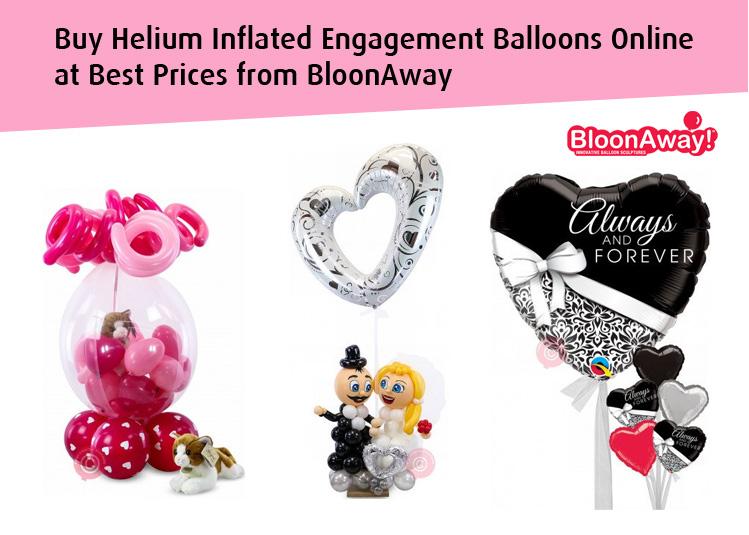 Buy Helium Inflated Engagement Balloons Online at Best Prices from BloonAway