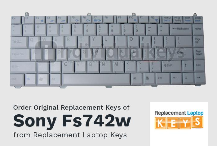 Order Original Replacement Keys of Sony Fs742w from Replacement Laptop Keys