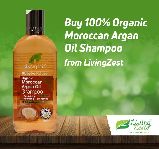 Buy 100% Organic Moroccan Argan Oil Shampoo from LivingZest