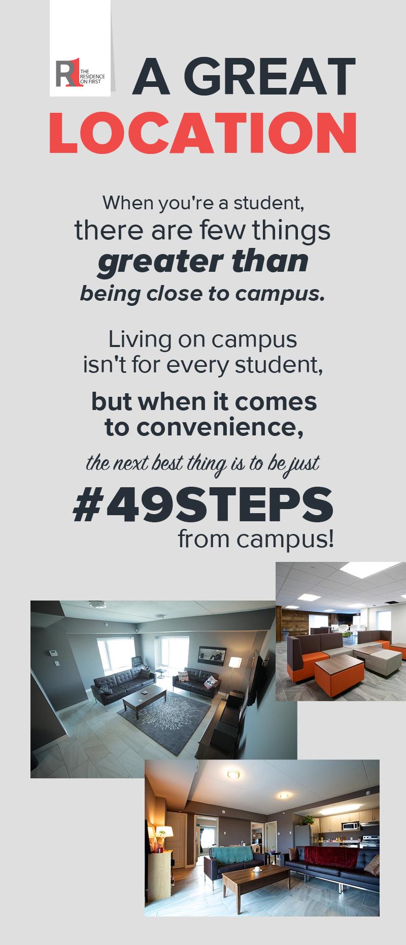 Residence on First - A Great Location for Students to Live Off-Campus