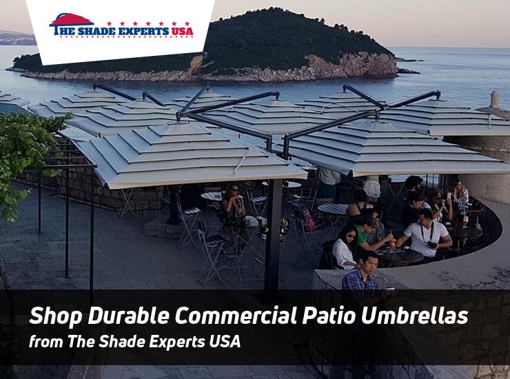 Shop Durable Commercial Patio Umbrellas from The Shade Experts USA