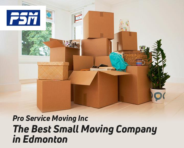 Pro Service Moving Inc - The Best Small Moving Companies in Edmonton