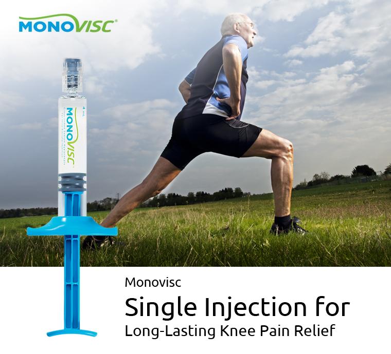 Monovisc - Single Injection for Long-Lasting Knee Pain Relief