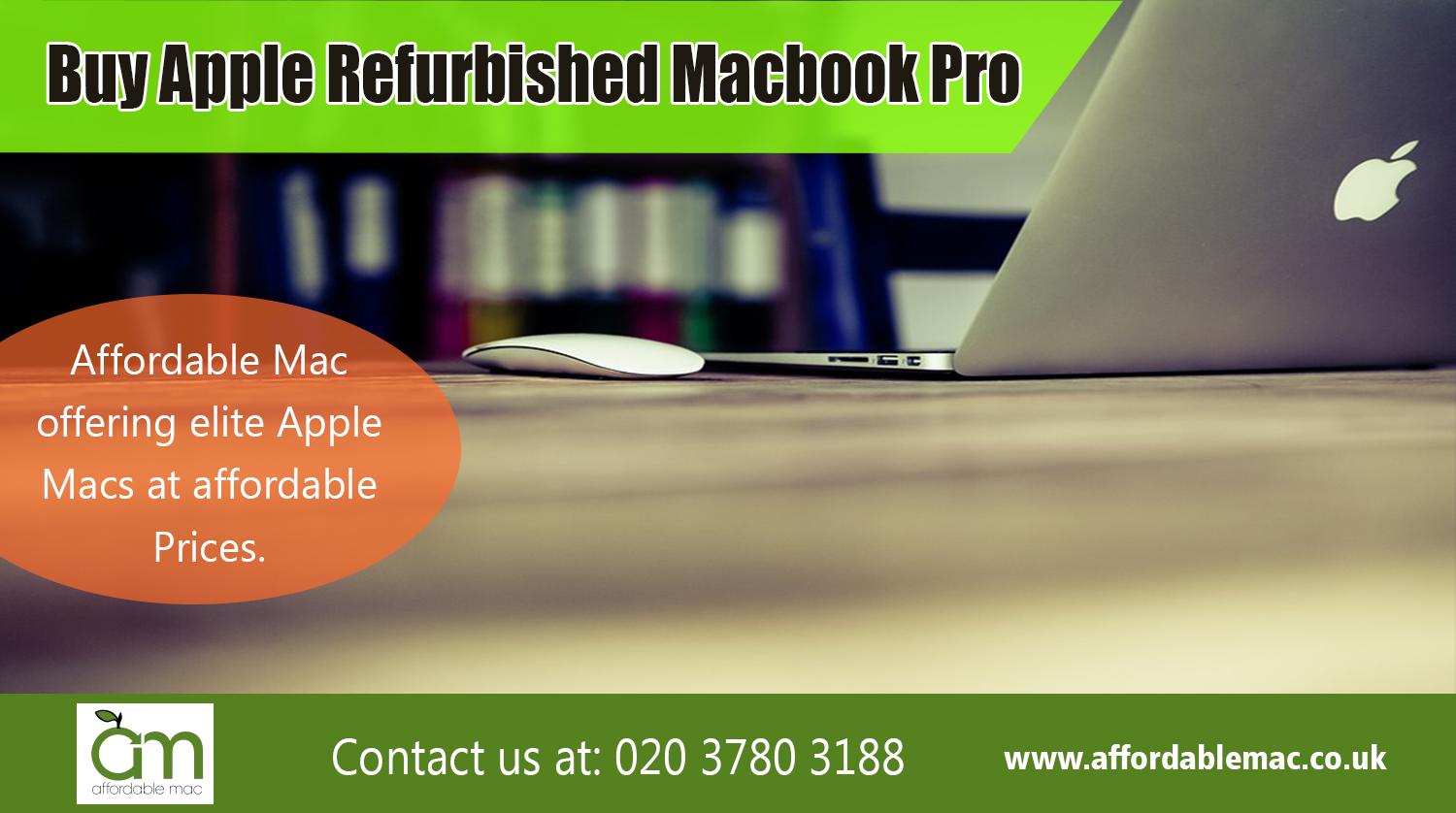 Buy Apple Refurbished Macbook Pro