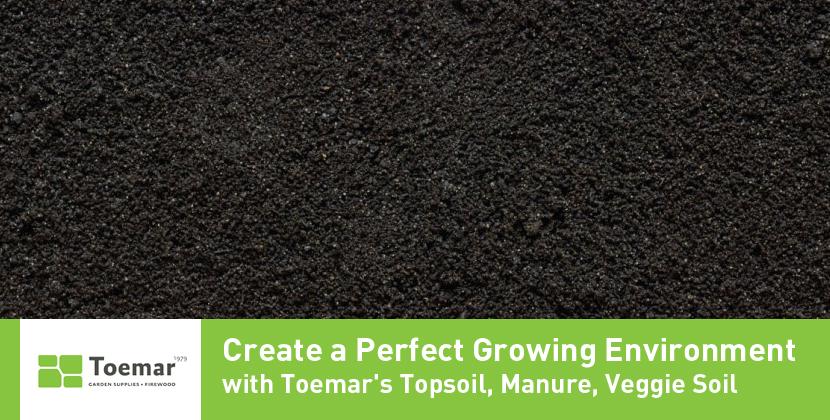 Create a Perfect Growing Environment with Toemar’s Topsoil, Manure, Veggie Soil