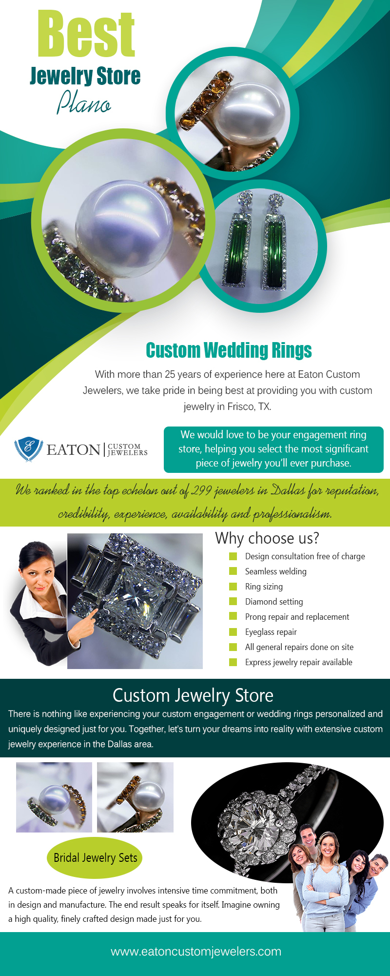 Custom Wedding Rings | 972 335 6500 | eatoncustomjewelers.com