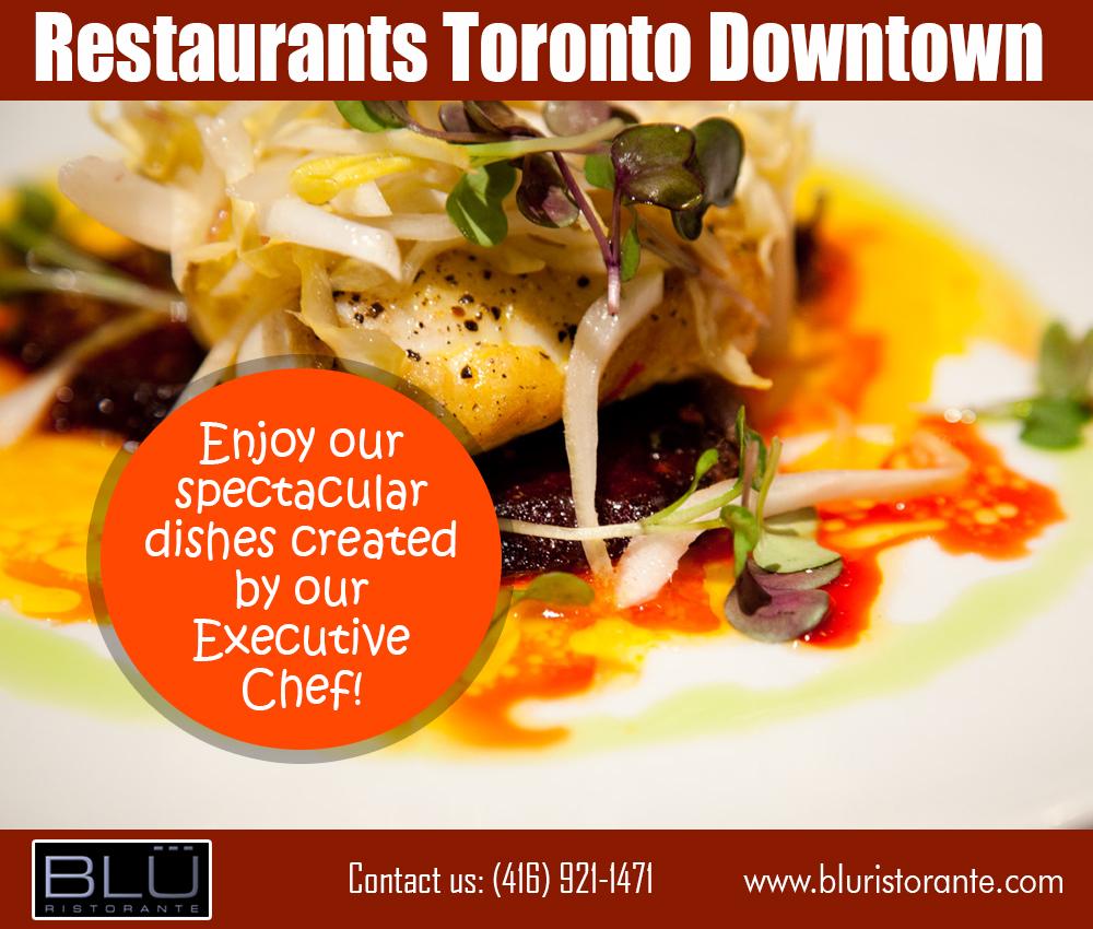 Restaurants Toronto Downtown