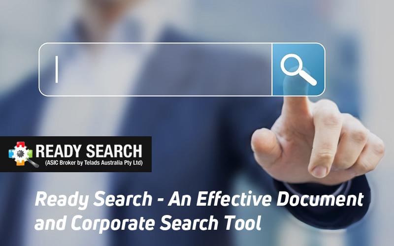 Ready Search - An Effective Document and Corporate Search Tool