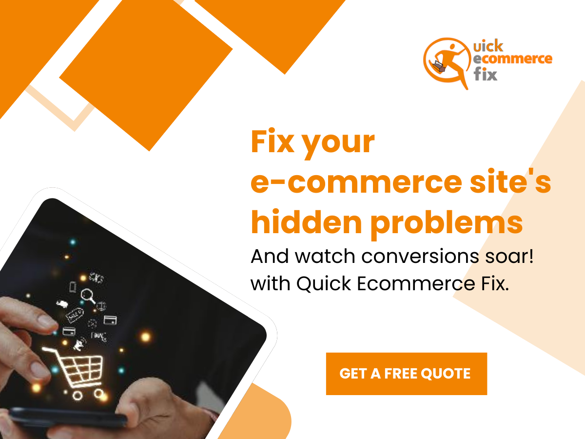Fix Your Ecommerce Site | Quick Ecommerce Fix