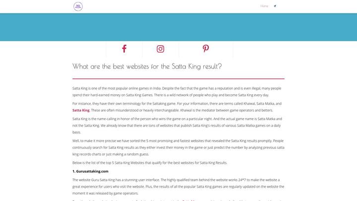 Best Websites For The Satta King Result | Sattakingrecords.com