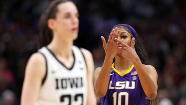 Angel Reese defends gesture directed towards Caitlin Clark after LSU national title win; calls out double standard after being ‘